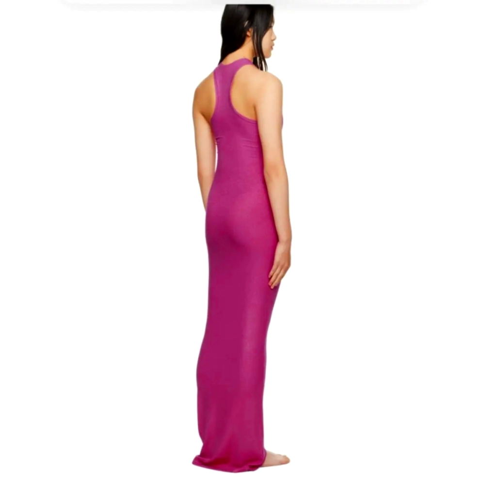 Pink silver glitter sun dress